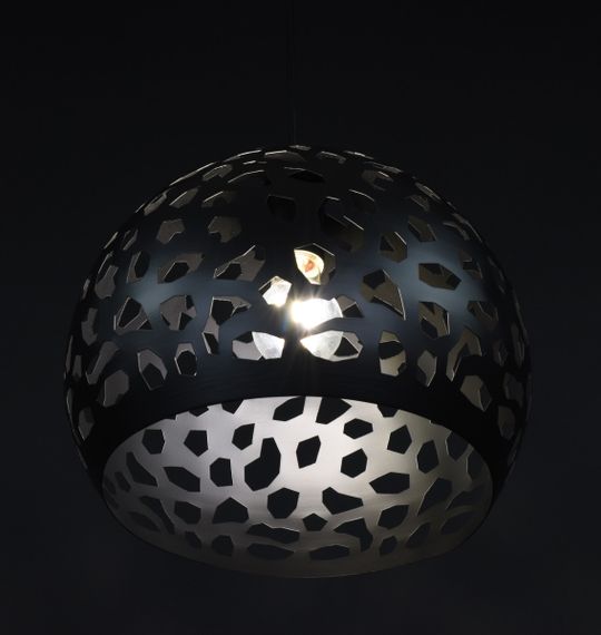 Люстра підвісна на 1 лампочку 27803 Чорний 30-200х30х30 см. | Зображення 6