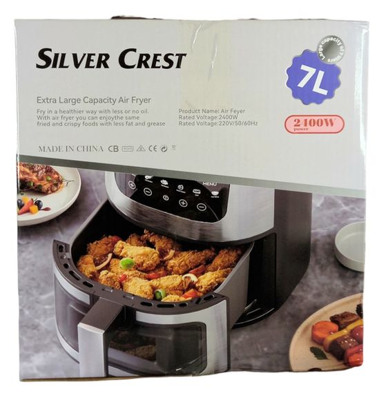Аерогриль фритюрниця мультипіч на 7 літрів 2100 W Silver Crest | Зображення 5