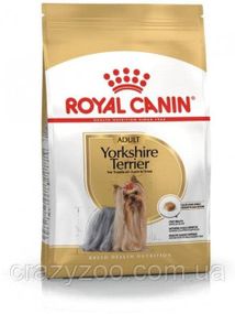 Сухий повнораціонний корм Royal Canin Yorkshire Terrier Adult для собак породи Йоркширський Тер'єр віком