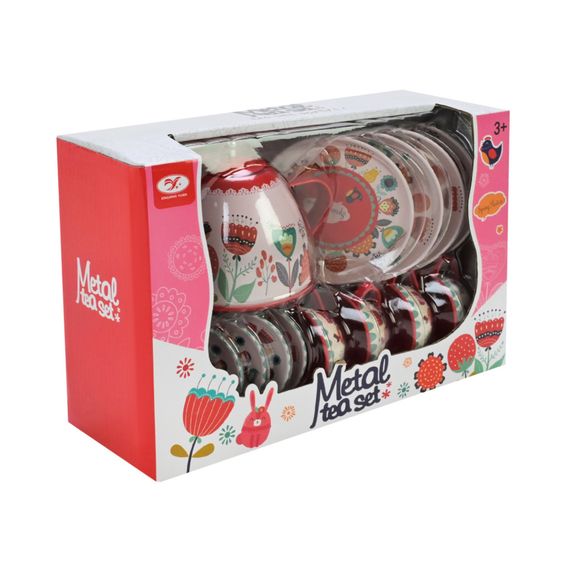 Дитячий набір посуду Tea set 620-C5 метал, 14 предметів | Зображення 1