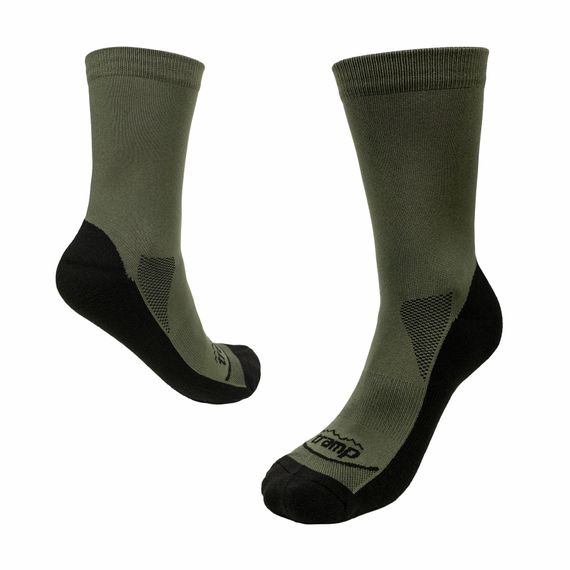 Шкарпетки демісезонні Tramp UTRUS-001-black-olive, 38/40