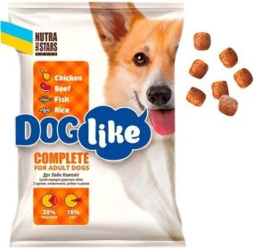 Сухой корм Nutra 5 Stars Dog Like Complete - Сухой корм для собак с курицей, говядиной, рыбой и рисом 3 кг