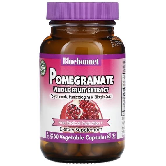 Антиоксидант Bluebonnet Nutrition Super Fruit Pomegranate Extract 60 Veg Caps
