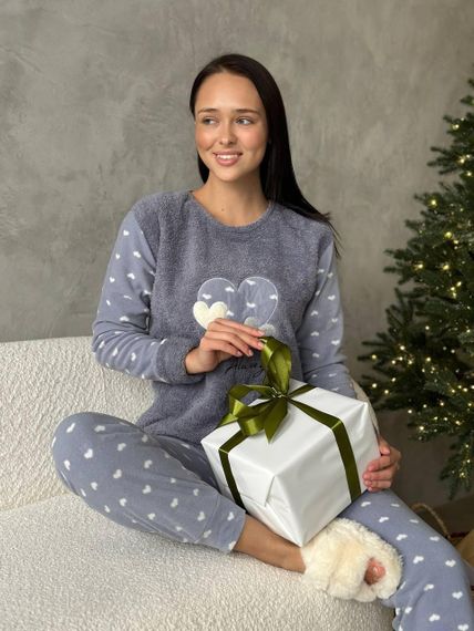 Женская пижама (3316/2) Серый M | Зображення 5