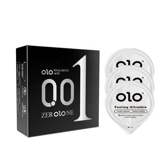 Ультратонкі презервативи OLO ZERO ONE 3 шт. | Зображення 1