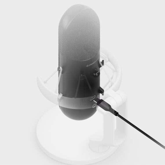 Ігровий стрім мікрофон SteelSeries Alias RGB USB 1" Capsule | Зображення 4