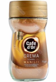 Кава розчинна з ванільним смаком Cafe Dor CREMA, 75 г