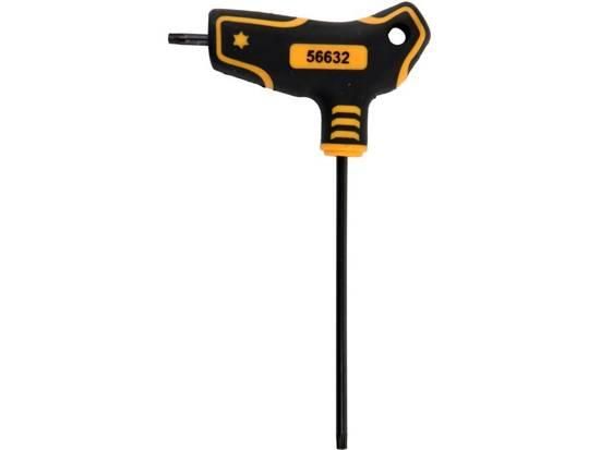 Ключ TORX VOREL : тип "Т", Т20 x 100 x 72 мм, Cr-V 6150 VR-56632
