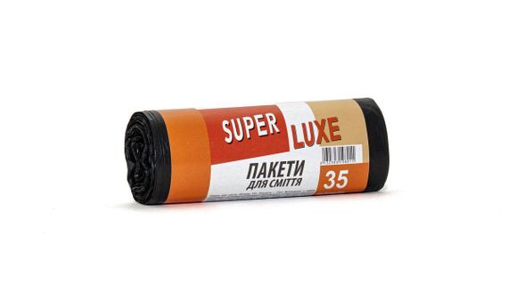 Пакети для сміття 35*15 ТМ Super Luxe