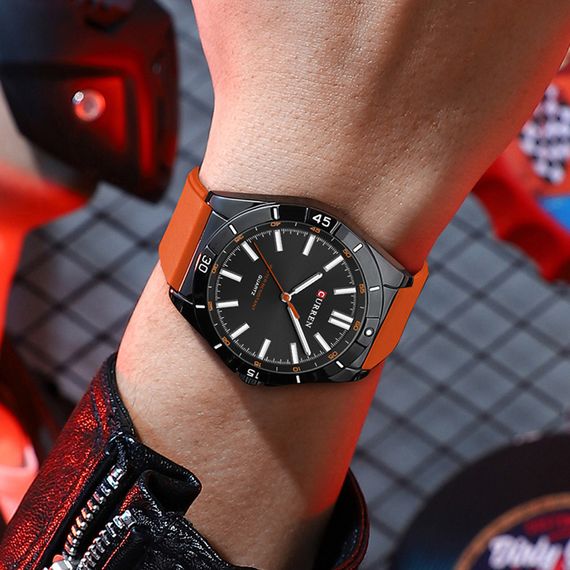 Годинник C1ur1ren 8449 Black-Orange | Зображення 2
