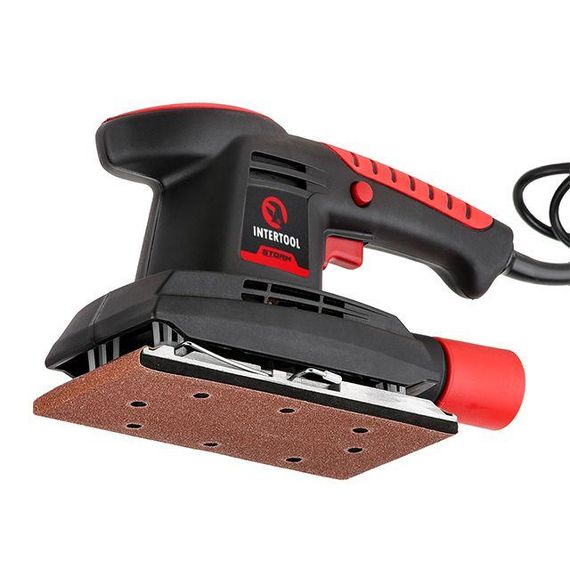 Шліфмашина вібраційна 200 Вт, 11000 кол./хв, платформа 187*90 мм INTERTOOL WT-0521 | Зображення 3