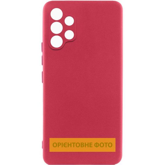 Чохол TPU GETMAN Liquid Silk Full Camera для Samsung Galaxy A26 5G Червоний / Dark Red