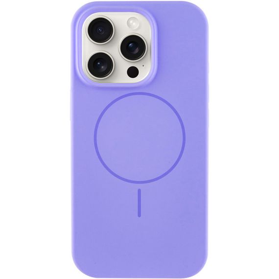 Чохол Silicone Case Full Protective (AA) NO LOGO with MagSafe для Apple iPhone 13 Pro (6.1") Бузковий / Lilac