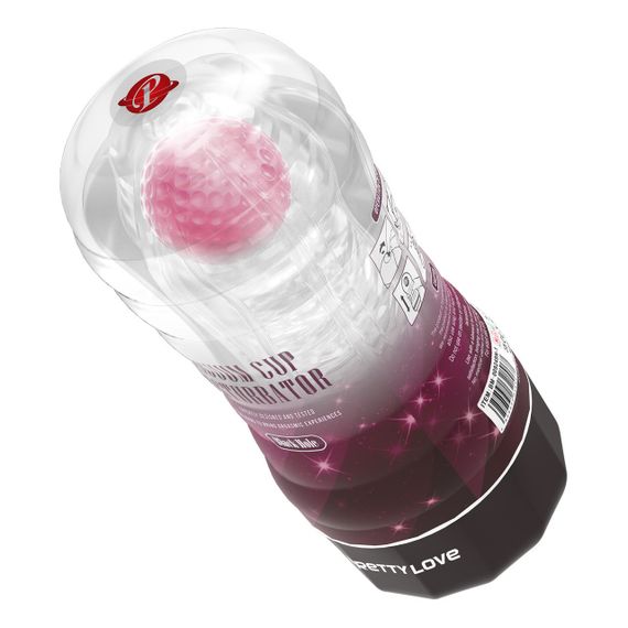 Мастурбатор у колбі PRETTY LOVE Planet прозорий, з рожевою кулькою, 18 х 7.7 см Sex Aura | Зображення 4