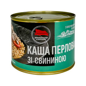 Каша перловая со свининой Тернопольский мясокомбинат 525 г