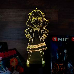 Акриловий світильник-нічник Anya SPY x FAMILY жовтий tty-n001755