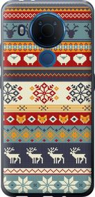 Чехол на Nokia 5.4 Рождественский орнамент "3303u-2279-17620"