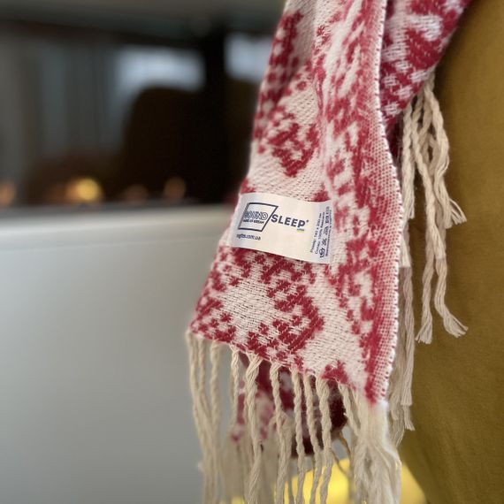 Плед SoundSleep Код Незламної Нації бавовняний 140х200 см червоний (94066036) | Зображення 4