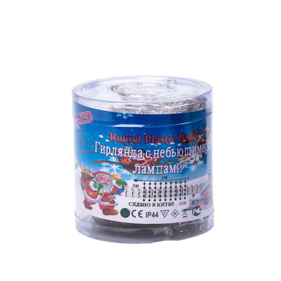 Гирлянда штора 2х2 м 240 LED светодиодная медный провод 8 нитей ZWM2240LEDML | Зображення 8