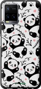 Чохол на Vivo Y33s Панди "4318b-2643-2448"