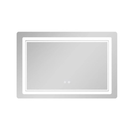 Дзеркало Qtap Cardinal (CA2) 800х600 з LED-підсвічуванням Touch, з антизапотіванням, з димером, рег. темп. кольору (3000-6500K) | Зображення 3