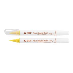 Художественный маркер STA кисточка акварельная AQUA NATURAL BRUSH 3700, желтый крем (STA3700-3)