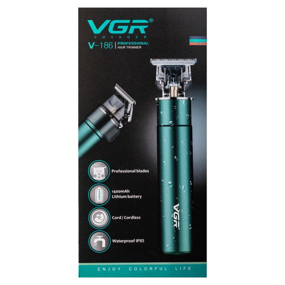 Тример для стрижки VGR HP-V-186 професійний зелений | Зображення 9