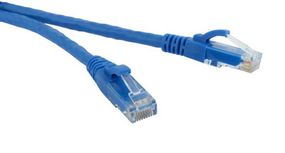 Патч-корд литий, UTP, RJ45, Cat.5e, 10m, синій