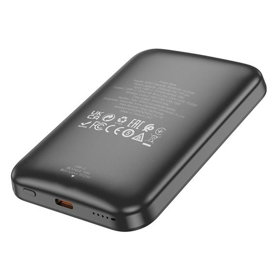 Універсальна Мобільна Батарея Power Bank Borofone BJ63 Nimble PD20W magnetic 5000mAh Колір Чорний | Зображення 6