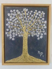 🌳✨ Картина ручної роботи “Золоте дерево життя” 30×40 см — символ достатку та гармонії ✨🌳