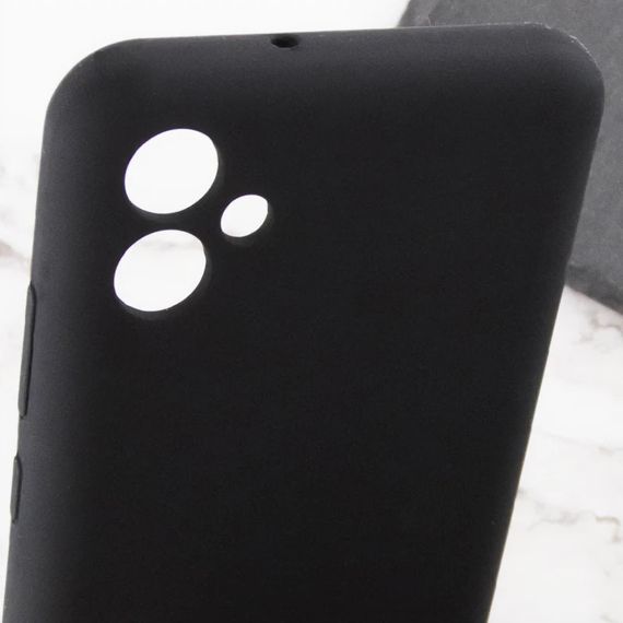 Чохол Silicone Cover Lakshmi Full Camera (AA) with logo для Samsung Galaxy A06 Чорний / Black | Зображення 3