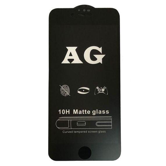 Защитное стекло Full Glue Matte для Apple iPhone 7 / Apple iPhone 8 - Black