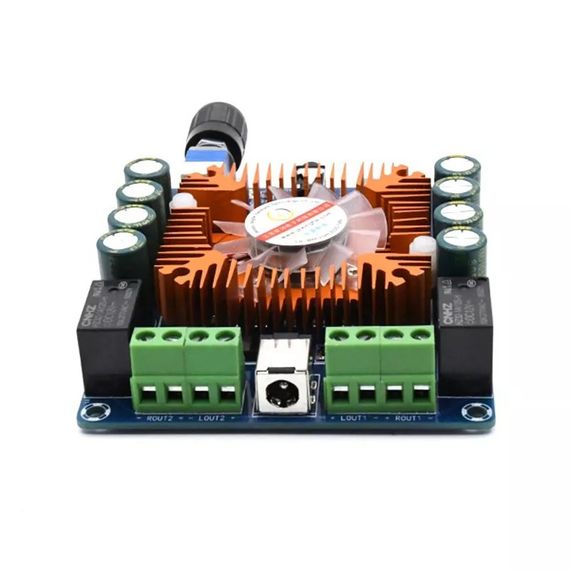 Автомобильный усилитель звука XH-A393 TDA7388 4*50W - Bluetooth+Aux+слот MicroSD | Зображення 2