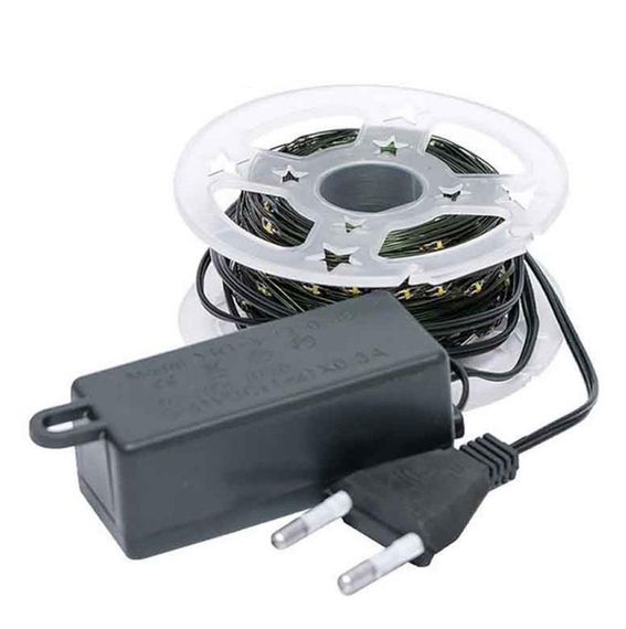 Гірлянда з зеленим проводом з таймером і пультом дистанційного керування 50м 6Вт 220V+USB GREEN LINE (47682-10142_899) | Зображення 3