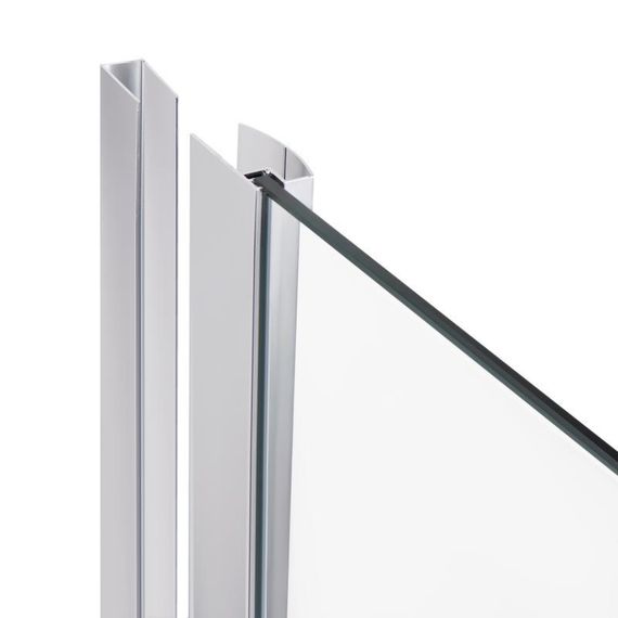 Душова кабіна Lidz Dozorca SC90x90.CRM.LOW.TR, скло прозоре 6 мм без піддона | Зображення 2