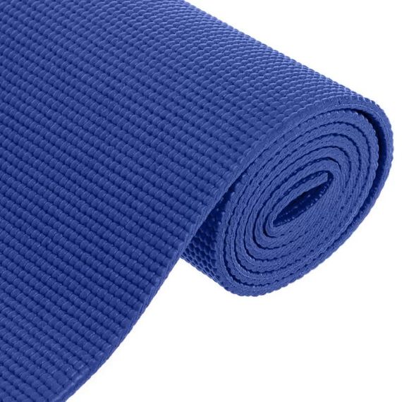 Килимок для йоги та фітнесу Power System PS-4014 PVC Fitness-Yoga Mat Blue (173x61x0.6) | Зображення 5