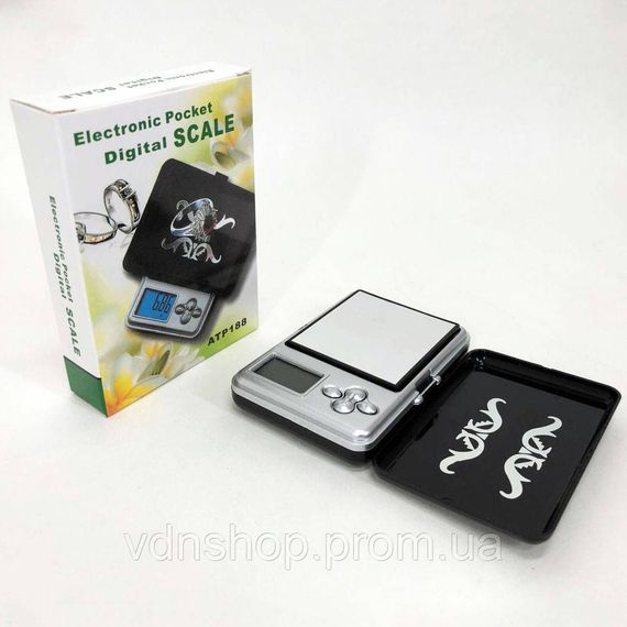 Міні-ваги Aosai AТР 188 200 грамм, Кишенькові ваги високоточні ювелірні, Ваги на золото ML-14 | Зображення 6