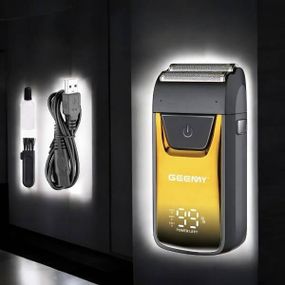 Акумуляторна електробритва-шейвер Geemy GM-9012 Золото