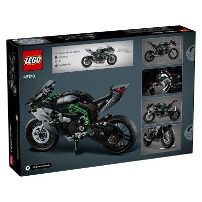 Конструктор LEGO Technic Мотоцикл Kawasaki Ninja H2R 643 детали (42170) | Зображення 6