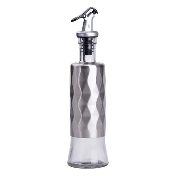 Пляшка для олії з дозатором 300 мл скляна пляшка для оливкової та соняшникової олії HP-1361 | Зображення 1