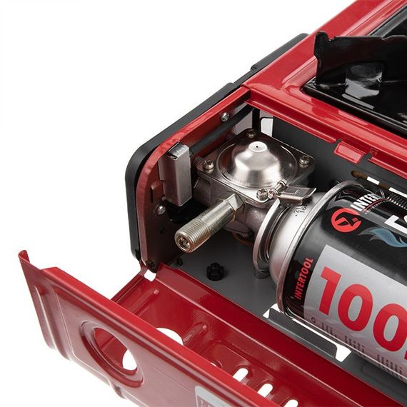 Плитка газова одноконфоркова, п'єзо підпалювання INTERTOOL GS-0001 | Зображення 6