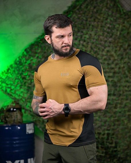 Тактична футболка 5.11 coyot/black ПП7649 | Зображення 1