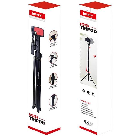 Штатив Jmary KP-2209 для съемки 41-173см 3in1 + чехол Black | Зображення 2