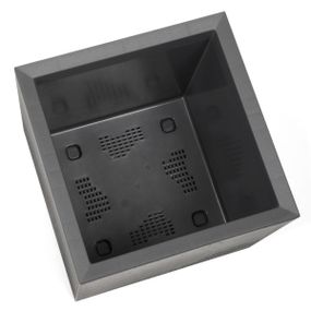 Вазон Lamela KARO 400x400x400 мм антрацит
