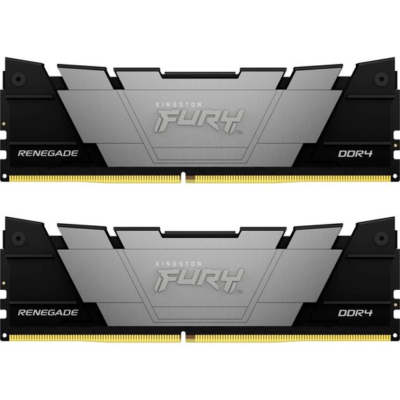Модуль пам'яті для комп'ютера DDR4 16GB (2x8GB) 4266 MHz RenegadeBlack Kingston Fury (ex.HyperX) (KF442C19RB2K2/16)