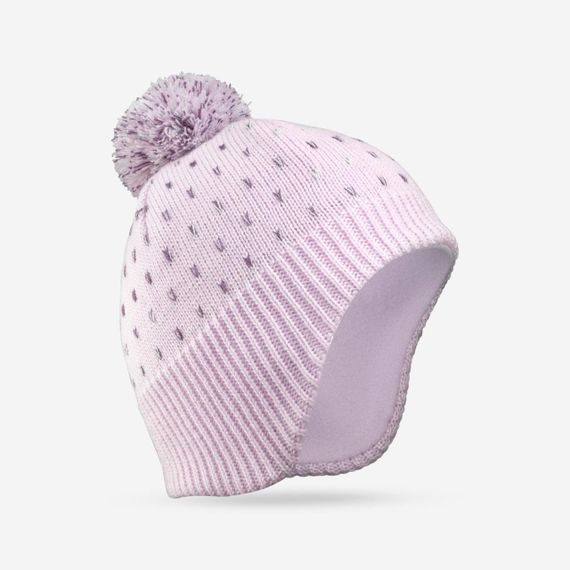 Шапка лижна дитяча Flap бузкова - ОДИН