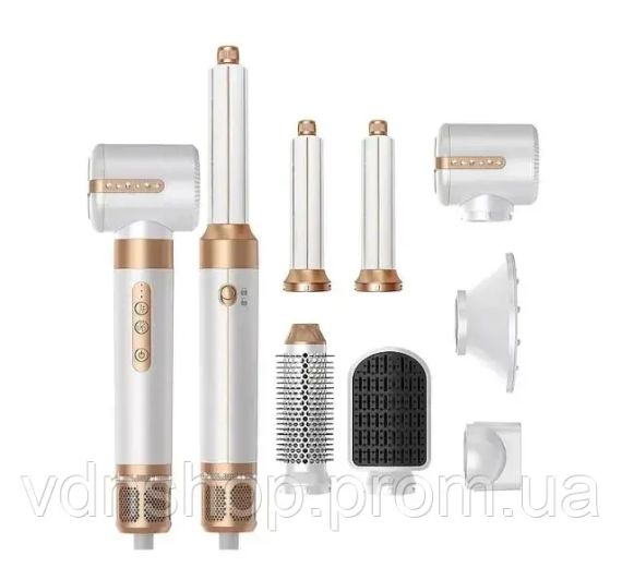 Фен-стайлер для волосся 7 в 1 чорний | Зображення 2