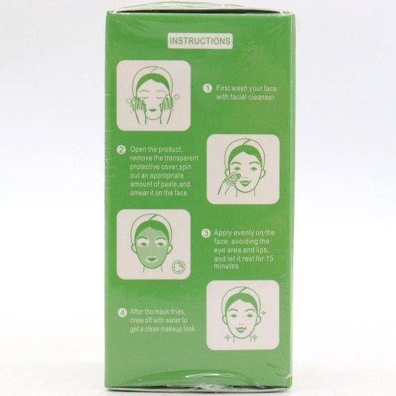 Маска стік для обличчя з глиною та екстрактом зеленого чаю / Глиняна маска від чорних цяток / Стік для звуження пор | Зображення 8