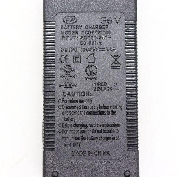 Зарядное устройство для гироскутера 36V / Адаптер для зарядки гироборда / Блок питания для электротранспорта | Зображення 7