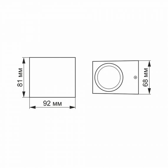 LED Світильник архітектурний AR011G IP54 VIDEX GU10 | Зображення 3